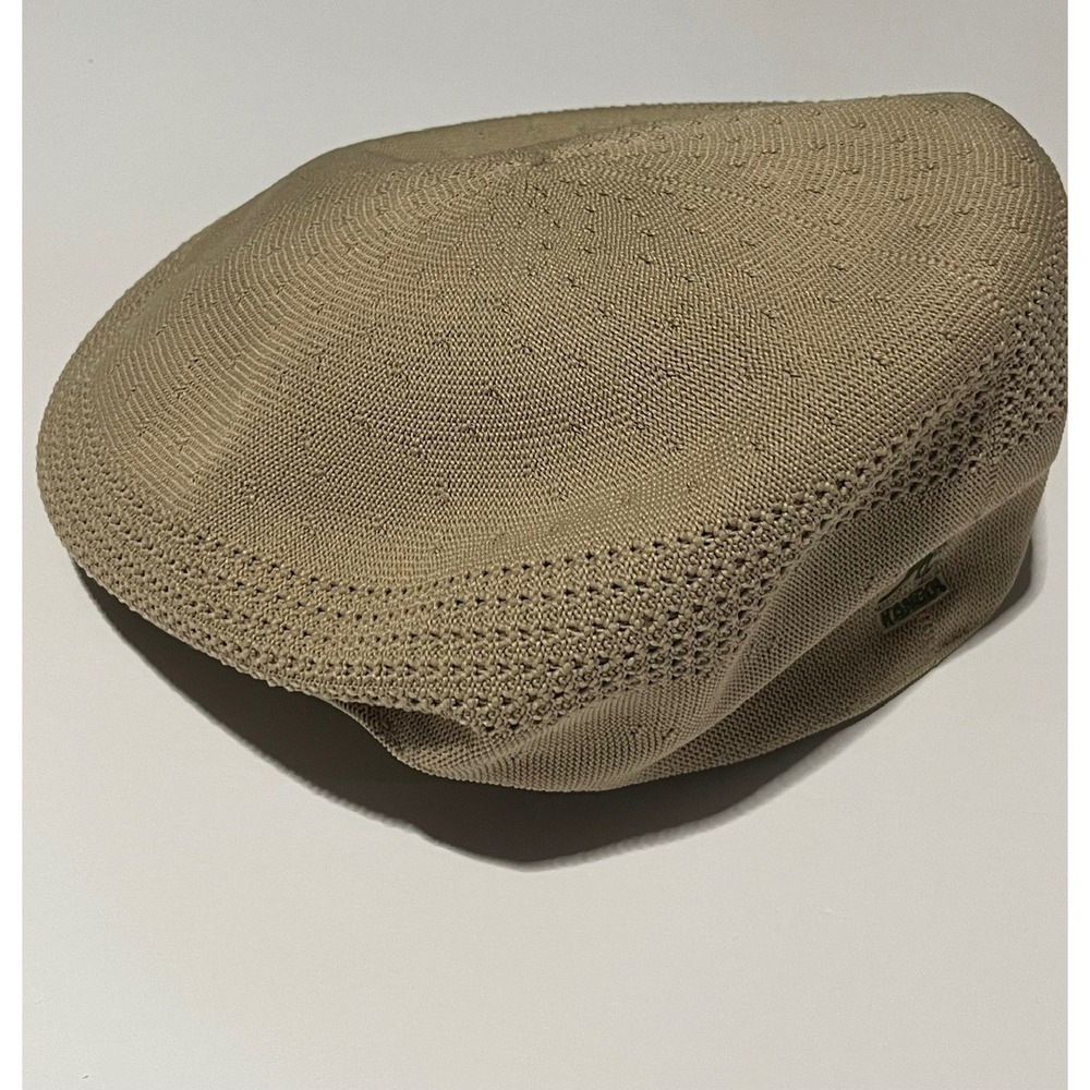 KANGOL TROPIC VENTAIR 507 IVY CAP IN KHAKI, X-LARGE